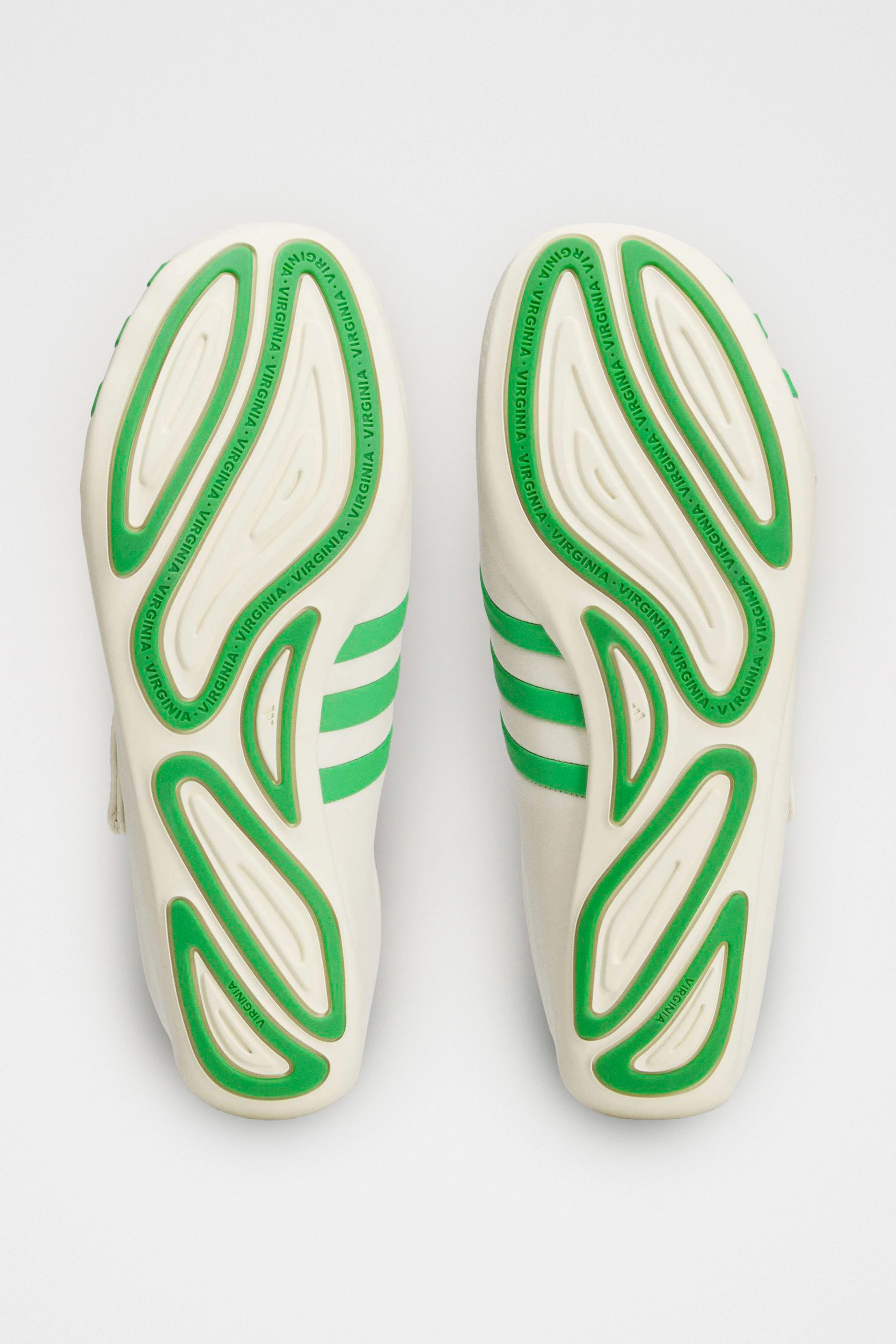 adidas Originals x Pharrell VIRGINIA Vario FLAT EARTHER Green / White - Image 6