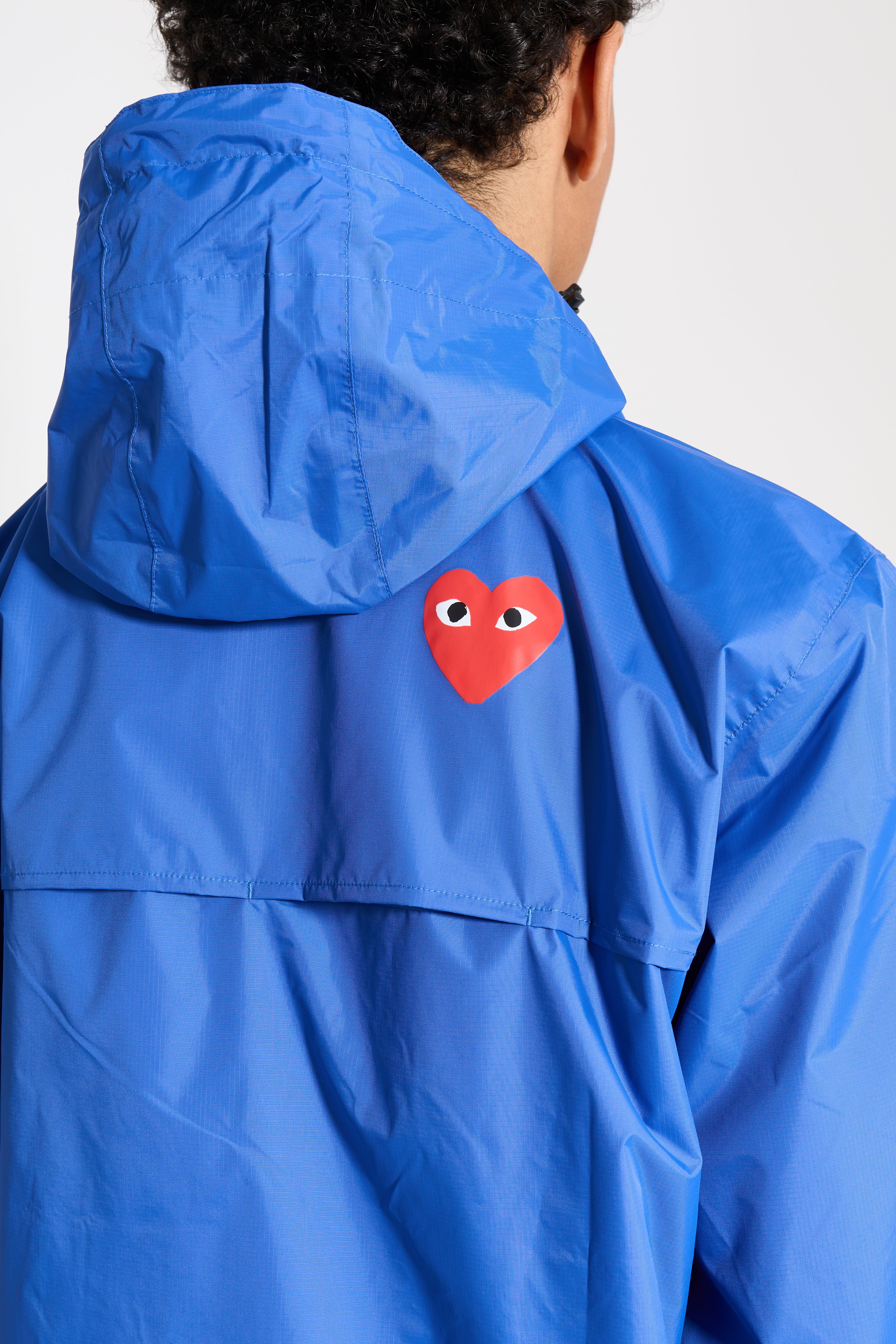 Comme des Garçons Play x K-Way Leon Half Zip Jacket  Blue - Image 5