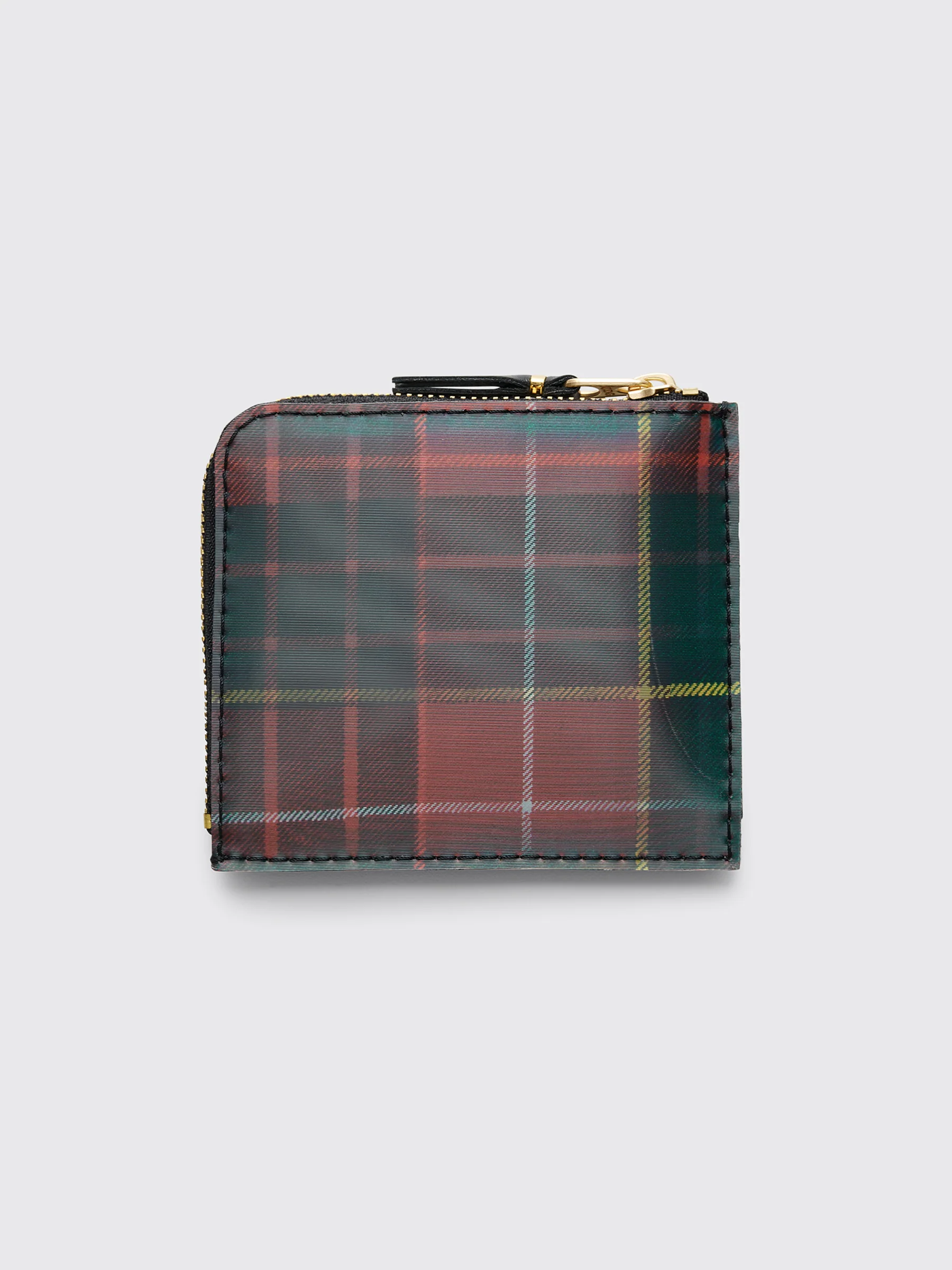 Comme des Garçons Wallet SA3100 Lenticular Tartan Red / Green - Image 4