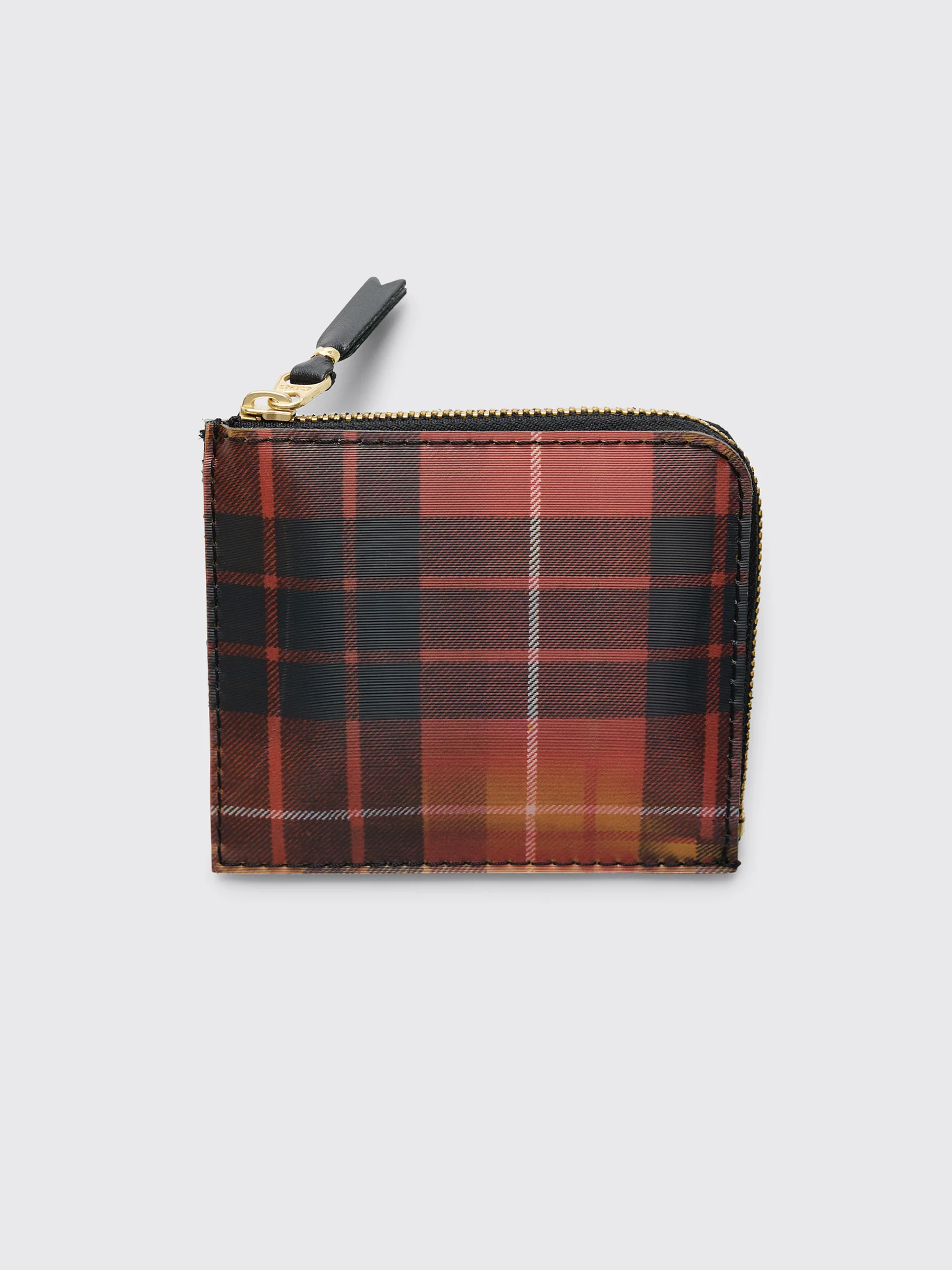 Comme des Garçons Wallet SA3100 Lenticular Tartan Red / Yellow - Image 3