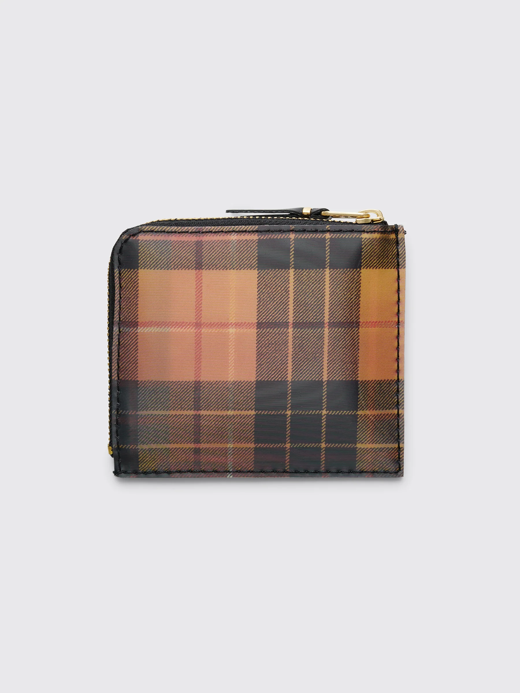 Comme des Garçons Wallet SA3100 Lenticular Tartan Red / Yellow - Image 4